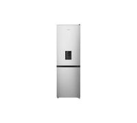 Hisense Total No Frost Fridge Freezer - Stainless Steel, 304 L Capacity, Water Dispenser, Holiday Mode, E Rated