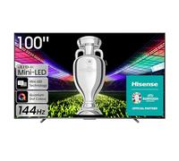Hisense TV 100U7KQ - 100-inch Mini LED Smart TV, the largest mini LED TV on the market, Quantum Dot Colour, 144Hz Gaming Mode, Full Array Local Dimming, Dolby Vision IQ & Dolby