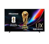 HISENSE UX 116" Tri-Chroma RGB Mini LED Smart AI TV with Freely - 116UXQTUK, Black,Silver/Grey