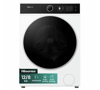 Hisense 5i KitchenFit Series WD5I1245BWR 12Kg / 8Kg Washer Dryer with 1400 rpm - White, A Rated [Wash Only]