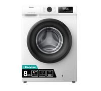 Hisense WF1Q8041BW 8kg 1400 Spin, Steam Washing Machine - White
