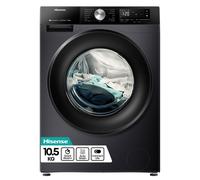 Hisense WF3S1043BB3 10.5kg 1400 Spin Steam Wash Black
