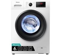 Hisense-WFPV6012EM-Freestanding-6 KG-Front Load Washing Machine-Steam Wash-Quick Wash-15 Washing Programs-1200 RPM-White-Energy Rating E