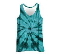 Hiser Mens Vest Tops Summer, Colorful Tie-Dye Print Tank Top Fitness Muscle Bodybuilding Sleeveless T Shirt Run Tank Gym Sports Athletic - XXS-4XL (Style 8,L)