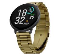 Hiseus Bracelet Compatible with Polar Ignite 3 / Unite/Ignite 2 / Ignite Bracelets, Metal Stainless Steel Replacement Wristband Business Watch Strap for Pacer/Pacer Pro, gold, Classic
