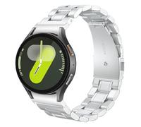 Hiseus Bracelet Compatible with Samsung Galaxy Watch 7 40 mm 44 mm, Elegant Metal Replacement Strap for Men and Women, Mittelgroße, Stainless Steel, No Gemstone