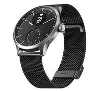 Hiseus Metal Strap Compatible with Withings ScanWatch 42 mm, Stainless Steel Adjustable Replacement Strap Compatible with Withings Steel HR 40 mm/Steel HR Sports Bracelet, Stainless Steel