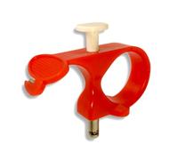 Hisew 3-in-1 Hand Sewing Tool - Needle Puller, Sewing Thimble and Thread Cutter All in One，(Bright_Red 1pc)