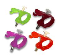 Hisew 3-in-1 Hand Sewing Tools Set - Needle Puller, Sewing Thimble and Thread Cutter All in One - （Randomly of Two Colors(2pcs）