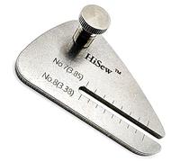 Hisew- Leather Stitching Punch Aid Plate, for Pulling up Pricking Iron or Diamond Lacing Chisel, Leather Work Tools and Craft Supplies - (1Pc)