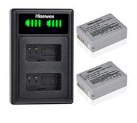 Hisewen 2 Pack NB-10L NB10L Battery 1500mAh and Dual Charger for Canon PowerShot G1 X, G3 X, G15, G16, SX40 HS, SX50 HS, SX60 HS Camera