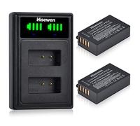 Hisewen EN-EL20 EN-EL20a Battery and Dual Charger, 2Pack 1220mAh Replacement Battery for Nikon Coolpix P1000, P950, 1 AW1, 1 J1, 1 J2, 1 J3, 1 S1, 1 V3, DL24-500, Coolpix A Camera.