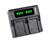 Hisewen NP-W235 Battery Charger, Dual Fast Charger for Fujifilm GFX 100II, GFX 100S, GFX 50S II, XT-5, X-T4, X-H2/X-H2s, X-S20 Camera
