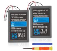 Hisewen PS5 Controller Battery, 2 PCS 2650mAh Lip1708 PS5 Battery for Sony PS5 Playstation 5 DualSense CFI-ZCT1W Wireless Controller