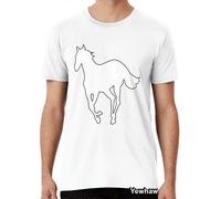 HISHARK deftones horsewhite T-shirt white S
