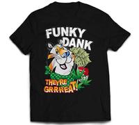 HISHARK LTD Funky Dank Tony The Tiger T-shirt Black XXXL