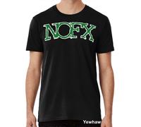 HISHARK nofx band logo Vintage T-shirt black M