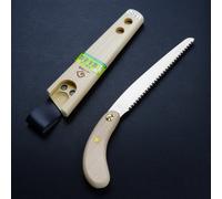 Hishika Japanese Pruning Saw 150mm 10 Tpi Compact Garden Pull Saw With Wooden Sheath
