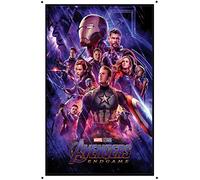 HISIMPLE Retro Metal Tin Sign 8x12 inches Journey's End The Avengers: Endgame Poster Retro Metal Sign Pulp Fiction Movie Poster Tin Sign