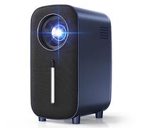 HISION Mini Bluetooth Portable 1080P Projector - 8500L Lumens, 5W Speaker, LED, Blue, USB, Bluetooth, HDMI, Remote Control
