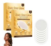 Hiskin Sunless Instant Bronze Patch, Sun-Free Glow Micro-needle Patch Tanning 7 Pieces, Natural Ingredients, Get A Bronzed Quickly Without Sun Exposure, Suitable For All Skin Types，2