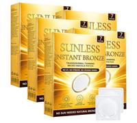 Hiskin Sunless Instant Bronze Patch, Tanning Patches, Sun-Free Glow Micro-needle Patch Tanning, Natural Ingredients,Suitable For All Skin Types (5PCS)