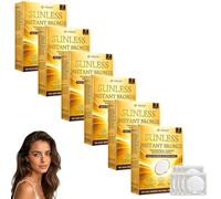 Hiskin Sunless Instant Bronze Tanning Microneedle Patch, 7 Pcs Sun Free Glow Micro Needle Patch, Hiskin Tanning Patches, Natural Self Tan Patches for All Skin Types (6 PCS)