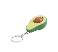 Hislaves Avocado Keychain Fidget Toy with Rolling Ball Core Stress Relief Portable Fruit Massage Bead Sensory Toy Keyring Pendant Kids