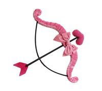 Hislaves Unisex Mini Cupid's Bow and Arrow Set, Valentine's Day & Halloween Costume Accessory, Cosplay Party Props for Adults Teens Festival Celebration (Pink2)