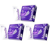 Hismile V34 Whitening Strips, Teeth Whitening Strips, Purple Tooth Whitening, Purple V34 Whitening Strips, Tooth Stain Treatment, Combining Whitening and Colour Correction (Pack of 3)