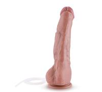 Hismith 12" Squirting Realistic Dildo, Thrusting Dildo with Kliclok System, Big Silicone Dildo for Male Female, Soft Sex Toys