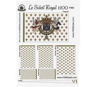 HisModel PREMIUM QUALITY MODELS SINCE 2008 Soleil Royal 1:100 Flag Set