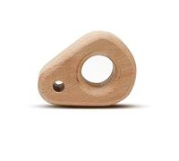 HiSnug Climbing Hangboard - Rock Climbing Finger Trainer, Wooden Hangboard Fingerboard for Grip Strength, Lightweight Portable Grip Board for Beginners & Professionals, 1pc