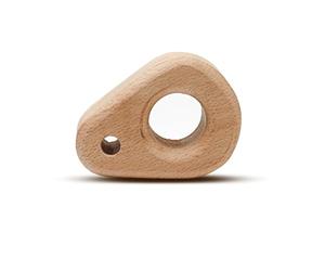 HiSnug Climbing Hangboard - Rock Climbing Finger Trainer, Wooden Hangboard Fingerboard for Grip Strength, Lightweight Portable Grip Board for Beginners & Professionals, 1pc