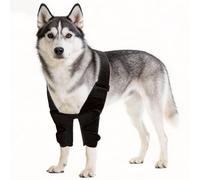 HiSnug Dog Elbow Pads with Shoulder Brace for Front Legs - Adjustable Elbow Protector Braces for Dogs with Dysplasia, Arthritis, Calluses, Soft Breathable Front Legs Supports, X-Large