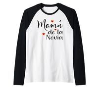 Hispanic American Wedding Novia - Mom of The Bride Spanish Raglan Baseball Tee