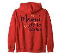 Hispanic American Wedding Novia - Mom of the Bride Spanish Zip Hoodie