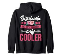 Hispanic Great Grandma Bisabuela Spanish Cooler Bisabuela Zip Hoodie