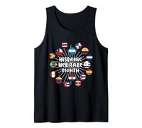 Hispanic Heritage Month All Countries Flag Inspiration Pride Tank Top