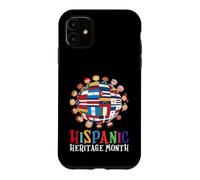 Hispanic Heritage Month All Countries Flags Kids Boys Girls Case for iPhone 11