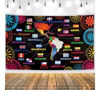 Hispanic Heritage Month Backdrop 71×43 Inch Spanish Classroom Decor