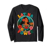 Hispanic Heritage Month Celebration Latina Power Long Sleeve T-Shirt