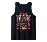 Hispanic Heritage Month Floral Women Latin Tank Top