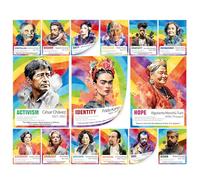 Hispanic Heritage Month Posters Decorations, Spanish Educational Hispanic Heritage Month Bulletin Boards Decorations for Classroom Office School Indoor Outdoor Decor