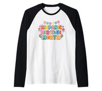 Hispanic Heritage Month Proud Latin American Culture Raglan Baseball Tee
