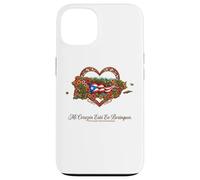 Hispanic Heritage Puerto Rico Mi Corazón Borinquen Case for iPhone 13