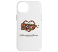 Hispanic Heritage Puerto Rico Mi Corazón Borinquen Case for iPhone 14 Plus