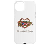 Hispanic Heritage Puerto Rico Mi Corazón Borinquen Case for iPhone 15 Plus