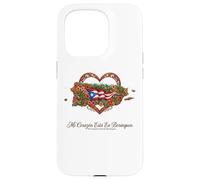 Hispanic Heritage Puerto Rico Mi Corazón Borinquen Case for iPhone 15 Pro