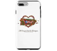 Hispanic Heritage Puerto Rico Mi Corazón Borinquen Case for iPhone 7 Plus/8 Plus